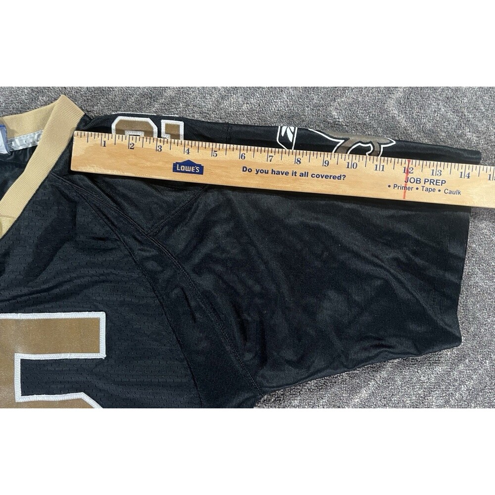 Reggie Bush Reebok #25 New Orleans Saints Black Jersey Youth XL(18-20) - Picture 7 of 13